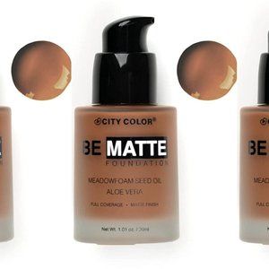 Matte 204- Be Matte Foundation (Set of 3)
